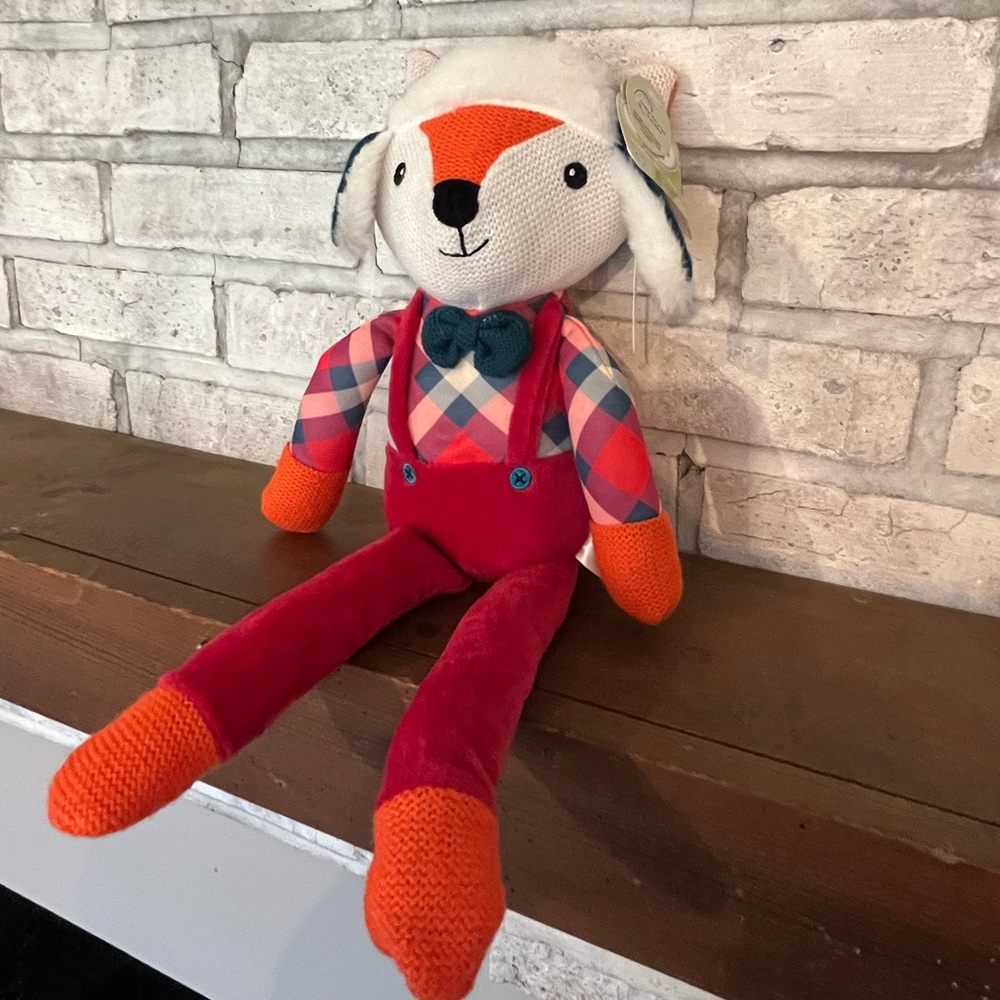 Spark Create Imagine Fox with Bowtie Plush NWT‎